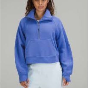 Lululemon Scuba Oversized Funnel-Neck Half Zip XL/XXL in Wild Indigo